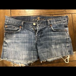 7 for all mankind shorts